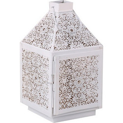 Μεταλλικό Φανάρι 17 x 17.5 x 31.5 cm Oriental Natural Living 54691