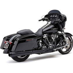 Cobra Εξάτμιση Μοτοσυκλέτας Power-Flo 2-1 για Harley Davidson '17 - '25 FLT / Touring μαύρο | RPT Black