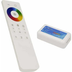 Ασύρματος LED RGB Controller με Χειριστήριο Αφής 2.4G RF για Ένα Group 12v (144w) - 24v (288w) DC GloboStar 04042