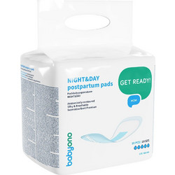 BabyOno Night & Day Σερβιέτες Λοχείας 4 Σταγόνες 10τμχ