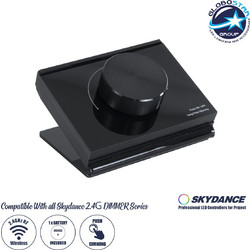 GLOBOSTAR(R) 73123 SKYDANCE RK1 CORE Ασύρματο Επιτραπέζιο Περιστροφικό Χειριστήριο 1 Ζώνης 1CH DC 3V 1xCR2032 Μπαταρία IP20 - RF 2.4GHz + Εμβέλεια 30m - M9.1xΠ7.2xΥ5.7cm