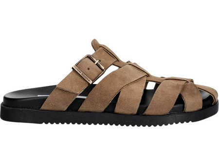 Steve Madden Mamba Σανδάλι Γυναικείο 03002 Taupe Suede SH1105365-275