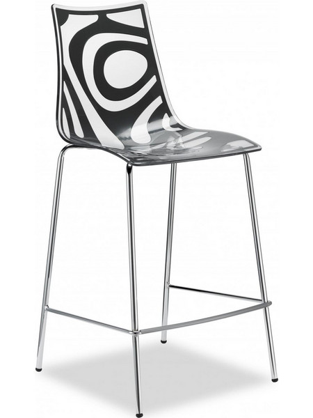 SCAB Wave stool 65 cm -Σκαμπό μπαρ μεταλλικός σκελετός και τεχνοπολυμέριο