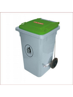 ΚΑΔΟΣ ΑΠΟΡΡΙΜΑΤΩΝ 80lt 490x520xh655mm 07403/Green - ARAVEN