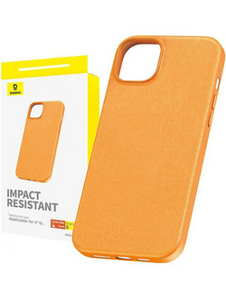 Baseus Fauxther Series MagSafe Orange (iPhone 15)