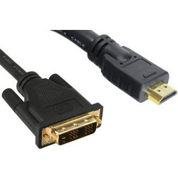 INLINE HDMI TO DVI ADAPTER CABLE HIGH SPEED 7.5M BLACK