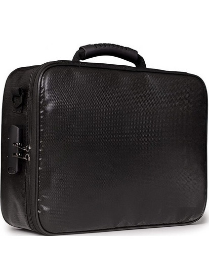 FIREPROOF BAG WITH LOCK BLACK - ΠΥΡΑΝΤΟΧΗ ΤΣΑΝΤΑ ΑΣΦΑΛΕΙΑΣ