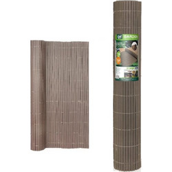 Καλαμωτή PVC Κήπου 150x500cm Kαφέ 10mm 2902517