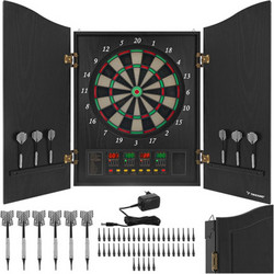 Trizand Ηλεκτρονικό Παιχνίδι Στόχος με Βελάκια Electronic Dartboard with Automatic Scoring, 4 LED Displays, 27 Games, 243 Variants, 6 Darts, 50 Tips