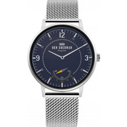 Ben Sherman Portobello Ανδρικό Ρολόι με Ασημί Μεταλλικό Μπρασελέ WB034USM