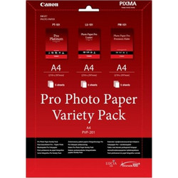 Φωτογραφικό Χαρτί Canon Variety Pack A4 PVP-201 (PT-101, LU-101 & PM-101) (6211B021) (CAN-PVP-201)