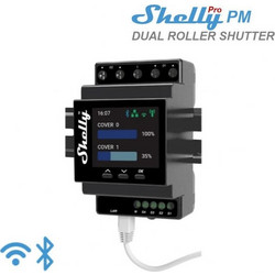 Shelly Pro Dual Cover PM Ρελέ Ράγας