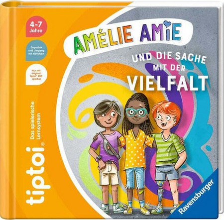 tiptoi Bildergeschichten über den Umgang mit Gefühlen - Amélie Amie und die Sache mit der Vielfalt