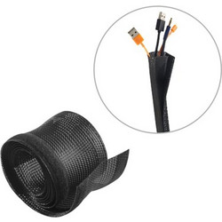 Brateck BRATECK πλέγμα καλωδίων τύπου Flex Wrap VS-85, 100x8.5cm, μαύρο