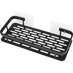 HOME USE HOME USE ράφι τοίχου HUH-0162, αλουμινίου, 30x5x13cm, μαύρο