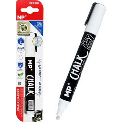 MP MP μαρκαδόρος υγρής κιμωλίας PE551B, 2.3-2.5mm, λευκός