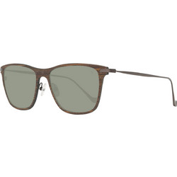 Hackett HSB863 112 Ανδρικά Γυαλιά Ηλίου Τετράγωνα Κοκάλινα Μεταλλικά Μαύρα με Μαύρο Polarized Φακό