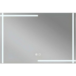 Καθρέπτης Τοίχου Με Φως Led Mahonia 162892439 70x50cm Clear Γυαλί