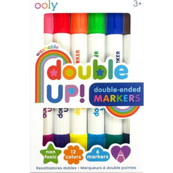 Double Up! Double-Ended Markers (Set of 6 - 12 Colors)