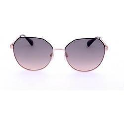 Max & Co MO0060 33B Γυναικεία Γυαλιά Ηλίου Στρογγυλά Μεταλλικά Χρυσά με Ροζ Polarized Φακό