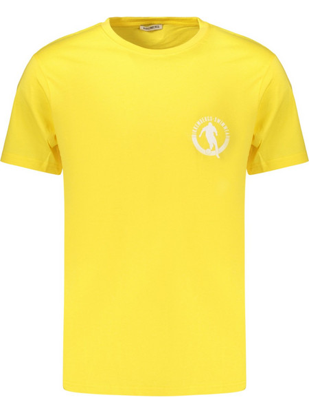 BIKKEMBERGS MEN'S SHORT-SLEEVED T-SHIRT YELLOW Κίτρινο
