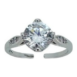 Ro Accessories Δαχτυλίδι ONE SIZE R173 Ασημί