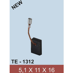 Κάρβουνα 5,1X11,0X16,0 Καλώδιο
