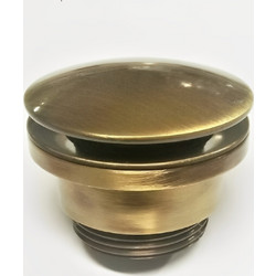 Βαλβίδα Νιπτήρα Bronze Κλικ Universal Με ή Χωρις Υπερχείλιση FULL BRASS