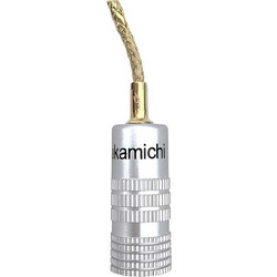 Nakamichi Flex Braid Speaker Connector Επιχρυσωμένος Μεταλλικός Πλεκτός Ακροδέκτης Ηχείου Μαύρο