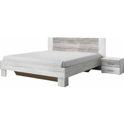 Κρεβάτι με 2 κομοδίνα Veron-160x200-Arctic Pine