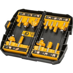 Dewalt DT90016 Σετ Κοπτικών Ρούτερ 12ΤΜΧ 8mm