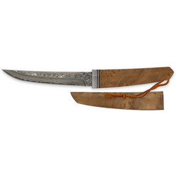 ΜΑΧΑΙΡΙ ALBAINOX Tanto knife. Root wood. Damask. Bl 12.8cm, 32832