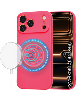 Techsuit SoftFlex MagSafe Back Cover Hot Pink (iPhone 17 Pro Max / 18 Pro Max)