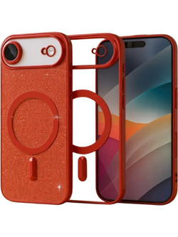 Techsuit Luxury Glitter MagSafe Θήκη Red (iPhone 17 Air)