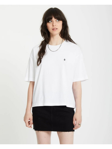 Women's Volcom Stone Blanks Up T-Shirt WHITE