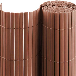 Φράχτης Πλαστικός Διπλής Όψης Brown 1,5x3m