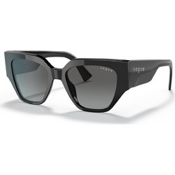Vogue VO5409S W44/11 Γυναικεία Γυαλιά Ηλίου Τετράγωνα Κοκάλινα Μαύρα με Μαύρο Degradee Φακό