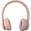Ezra BH05 Ενσύρματα Ακουστικά On Ear με Noise Canceling Ροζ