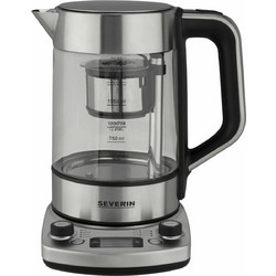 Severin WK 3422 Γυάλινος Βραστήρας 1.7lt 3000W με Ρύθμιση Θερμοκρασίας