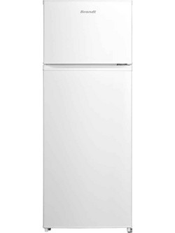 Brandt BFD4355EW Δίπορτο Ψυγείο 204lt Υ143xΠ55xΒ55cm Λευκό