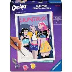 KPop Demon Hunters - CreArt Paint by Numbers Painting Set Huntrix