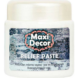 Πάστα relief λευκή 250ml Maxi Decor