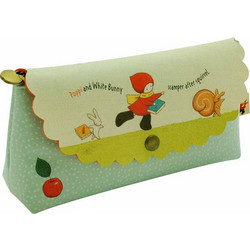 Santoro Poppi Loves Κασετίνα Πράσινη Mint 736PL02