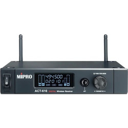 MIPRO ACT616 5CA UHF RECEIVER | Mονός Ψηφιακός Δέκτης Wideband με Κρυπτογράφηση 494-542MHz