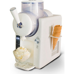 Unold 2-in-1 Slush- & Softeismaschine SOFIE (weiss, fur 1.500ml Slush oder Softeis, 150 Watt Kompressor)