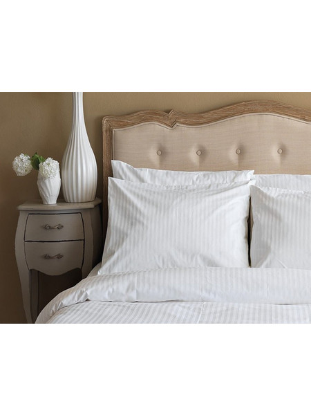 Ζεύγος Μαξιλαροθήκες 50x70 Cosmin Stripe White