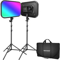 Κιτ Neewer RGB168 RGB LED, δύο λάμπες 60W 2500-8500K