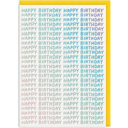 Ohh Deer Ευχετήρια Κάρτα Happy Birthday On Repeat