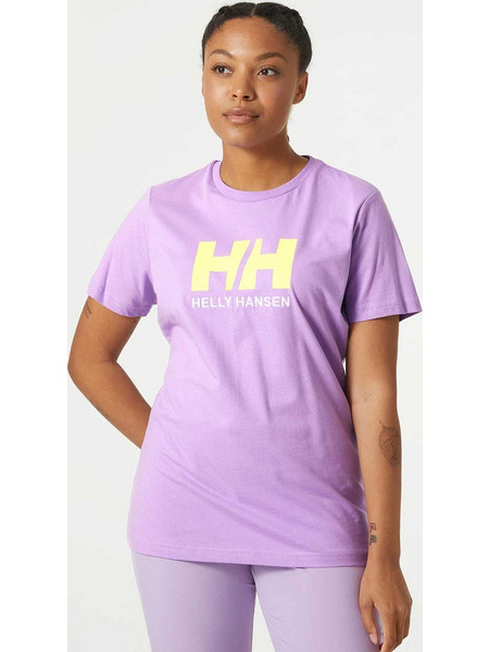 HELLY HANSEN Κοντομάνικη Μπλούζα W HH LOGO PURPLE