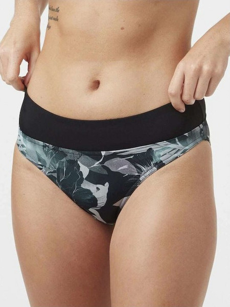 Helly Hansen Ψηλόμεσο Bikini Slip Floral Μαύρο 34107-436